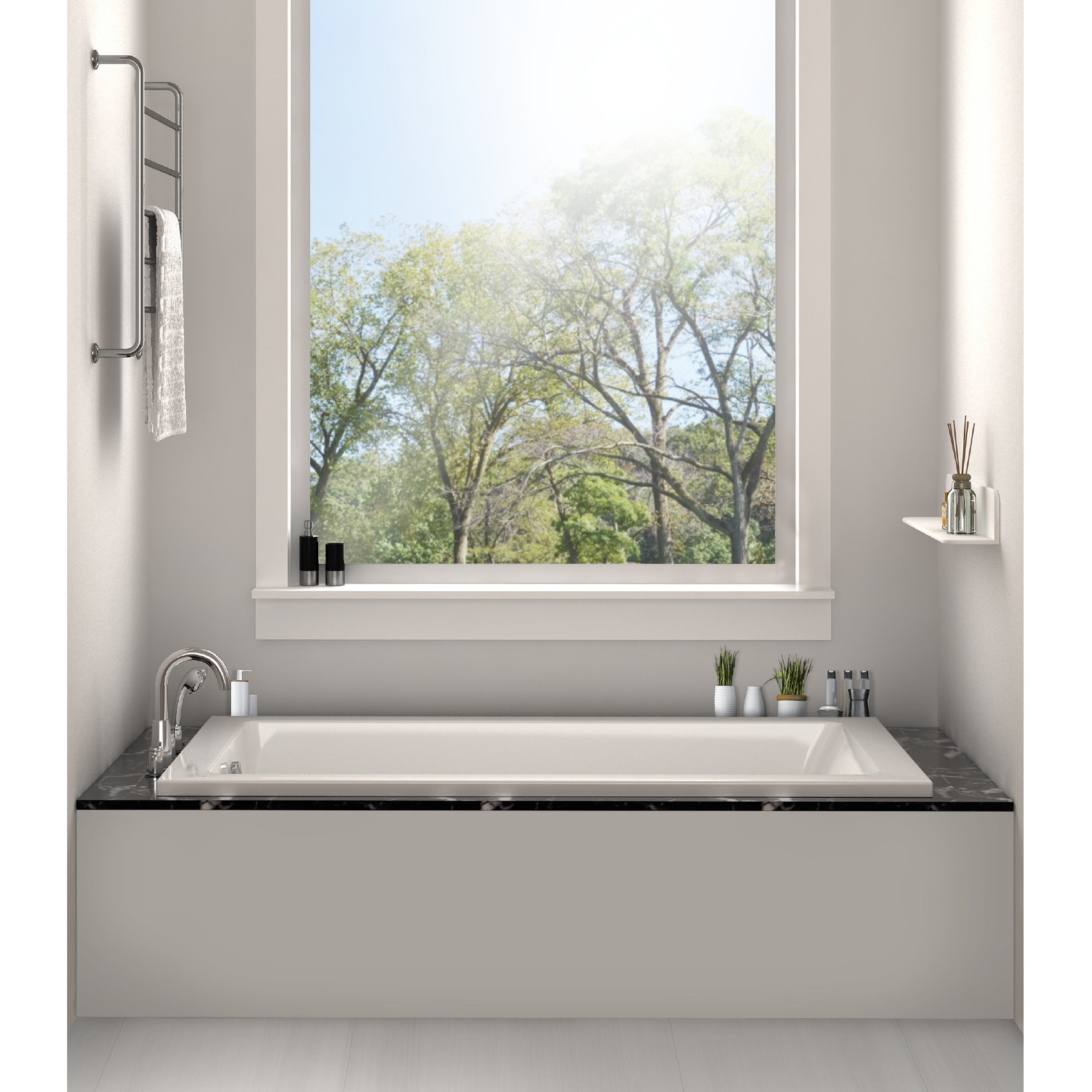 Drop In or Alcove 32" x 60" Soaking Bathtub & Reviews AllModern